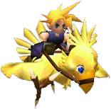 Cloud on Chocobo